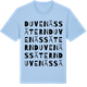 Blue Soul t-shirt med Duvenässätern ordlek t-shirt