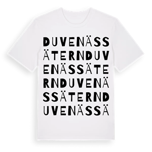 Duvenässätern ordlek t-shirt – ekologisk bomull t-shirt från PinShirt