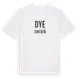 White t-shirt med Dye i Sverige t-shirt