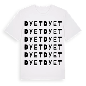 Dyet ordlek t-shirt – ekologisk bomull t-shirt från Pinshirt