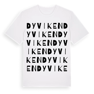 Dyviken ordlek t-shirt – ekologisk bomull t-shirt från PinShirt