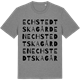 Mid Heather Gray t-shirt med Echstedtska gården ordlek t-shirt