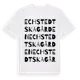 White t-shirt med Echstedtska Gården ordlek t-shirt