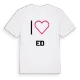 Jag älskar Ed t-shirt stort tryck