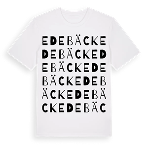 Edebäck ordlek t-shirt – ekologisk bomull t-shirt från PinShirt