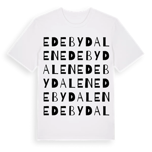 Edebydalen ordlek t-shirt – ekologisk bomull t-shirt från Pinshirt