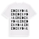 Edebydalen ordlek t-shirt