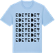 Blue Soul t-shirt med Edet ordlek t-shirt