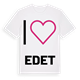 Jag älskar Edet t-shirt stort tryck