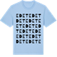 Blue Soul t-shirt med Edet ordlek t-shirt