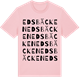Pink Cotton t-shirt med Edsbäcken ordlek t-shirt