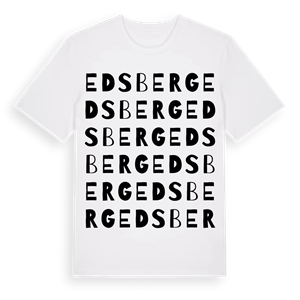 Edsberg ordlek t-shirt – ekologisk bomull t-shirt från PinShirt