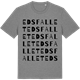 Mid Heather Gray t-shirt med Edsfallet ordlek t-shirt
