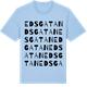 Blue Soul t-shirt med Edsgatan ordlek t-shirt