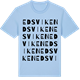 Blue Soul t-shirt med Edsviken ordlek t-shirt