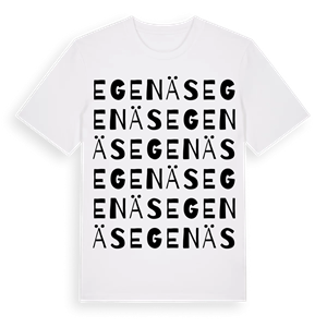 Egenäs ordlek t-shirt – ekologisk bomull t-shirt från Pinshirt