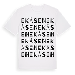 Ekåsen ordlek t-shirt – ekologisk bomull t-shirt från PinShirt