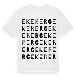 Ekeberg ordlek t-shirt – ekologisk bomull t-shirt från PinShirt