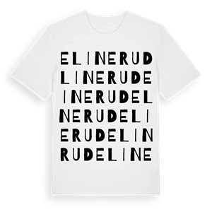 Elinerud ordlek t-shirt – ekologisk bomull t-shirt från PinShirt