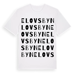 Elovsbyn ordlek t-shirt – ekologisk bomull t-shirt från PinShirt