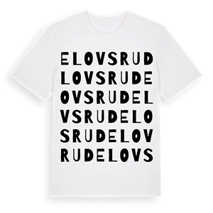 Elovsrud ordlek t-shirt – ekologisk bomull t-shirt från PinShirt