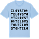 Blue Soul t-shirt med Elovstomt ordlek t-shirt
