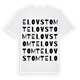 White t-shirt med Elovstomt ordlek t-shirt