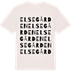 Vintage White t-shirt med Elsegården ordlek t-shirt