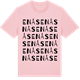 Pink Cotton t-shirt med Enås ordlek t-shirt