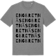 Mid Heather Gray t-shirt med Engbretnäs ordlek t-shirt