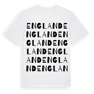 England ordlek t-shirt – ekologisk bomull t-shirt från PinShirt