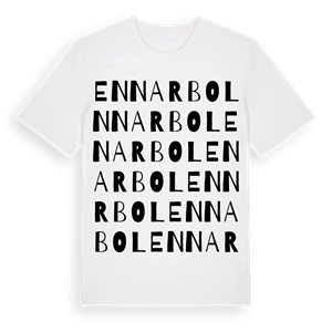 Ennarbol ordlek t-shirt – ekologisk bomull t-shirt från PinShirt