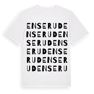 Enserud ordlek t-shirt – ekologisk bomull t-shirt från PinShirt
