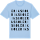 Blue Soul t-shirt med Eriksbol ordlek t-shirt