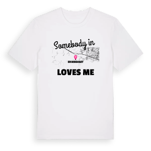 Någon i Erikshaget älskar mig t-shirt – ekologisk bomull t-shirt från PinShirt