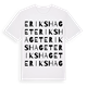 Erikshaget ordlek t-shirt