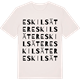 Vintage White t-shirt med Eskilsäter ordlek t-shirt