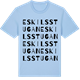 Blue Soul t-shirt med Eskilsstugan ordlek t-shirt
