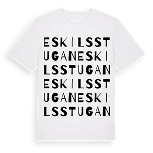 Eskilsstugan ordlek t-shirt – ekologisk bomull t-shirt från PinShirt