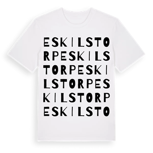 Eskilstorp ordlek t-shirt – ekologisk bomull t-shirt från PinShirt