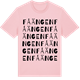 Pink Cotton t-shirt med Fåängen ordlek t-shirt
