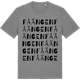 Mid Heather Gray t-shirt med Fåängen ordlek t-shirt