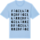 Blue Soul t-shirt med Fågelkärren ordlek t-shirt