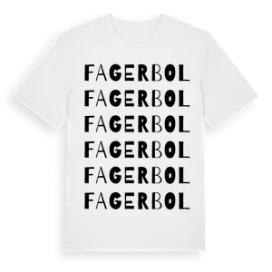 Fagerbol ordlek t-shirt – ekologisk bomull t-shirt från Pinshirt