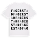 Fagerstad ordlek t-shirt
