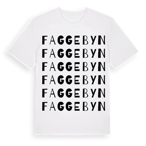 Faggebyn ordlek t-shirt – ekologisk bomull t-shirt från PinShirt