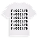 Faggebyn ordlek t-shirt