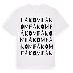 Fåkom ordlek t-shirt – ekologisk bomull t-shirt från PinShirt