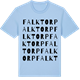 Blue Soul t-shirt med Falktorp ordlek t-shirt