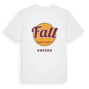 Fall cirkel t-shirt – ekologisk bomull t-shirt från PinShirt